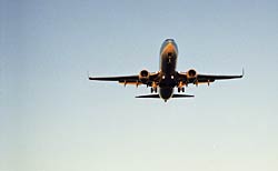 Flugzeug beim Start